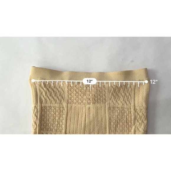 Sandro Ilyes Pointelle Knit Trousers in Beige - Picture 5 of 6